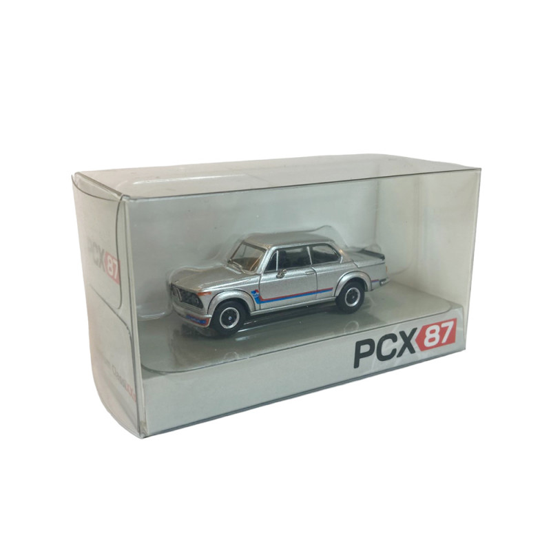 BMW 2002 Turbo, décorée, gris - PCX 870441 - HO 1/87