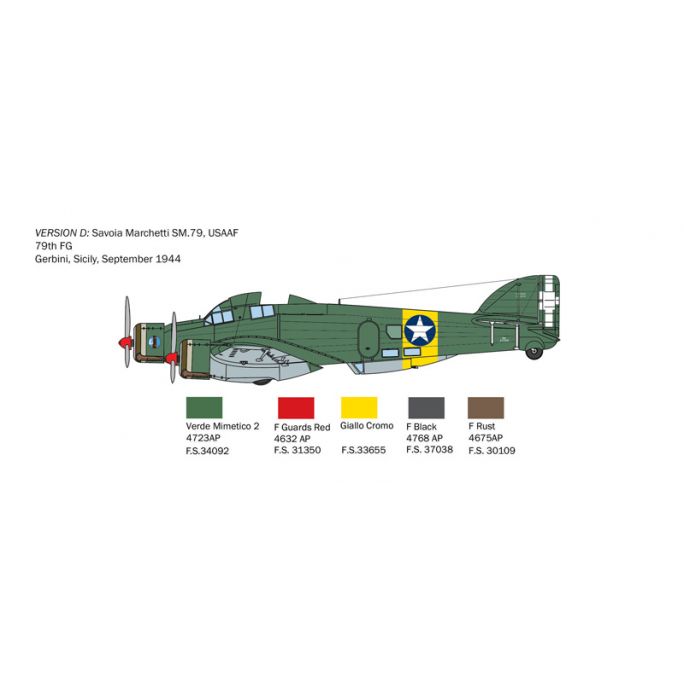 Bombardier S.79 Sparviero - ITALERI 1412 - 1/72