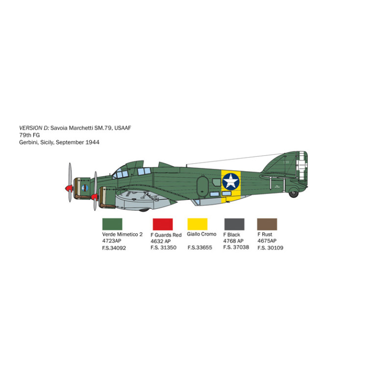 Bombardier S.79 Sparviero - ITALERI 1412 - 1/72