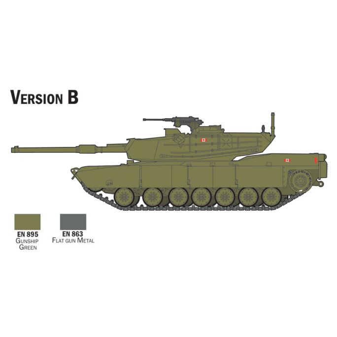 M1 Abrams - Ensemble complet pour modélisation - Kit de démarrage - ITALERI 72004 - 1/72