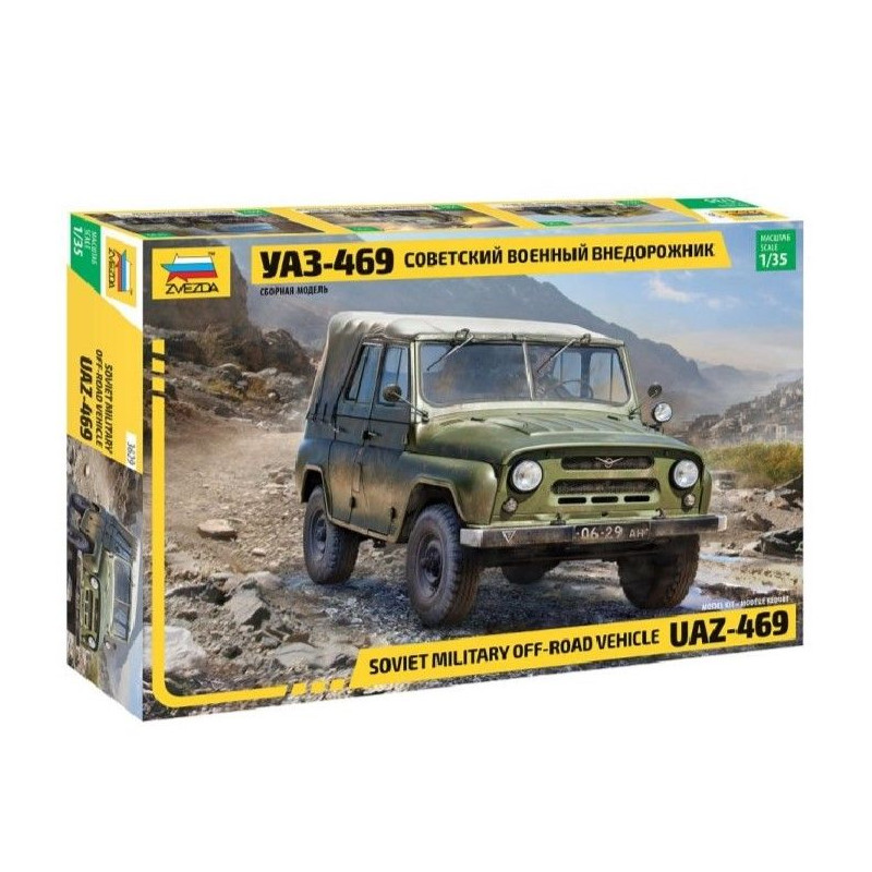 SUV Militaire Soviétique UAZ-469 - ZVEZDA 3629 - 1/35