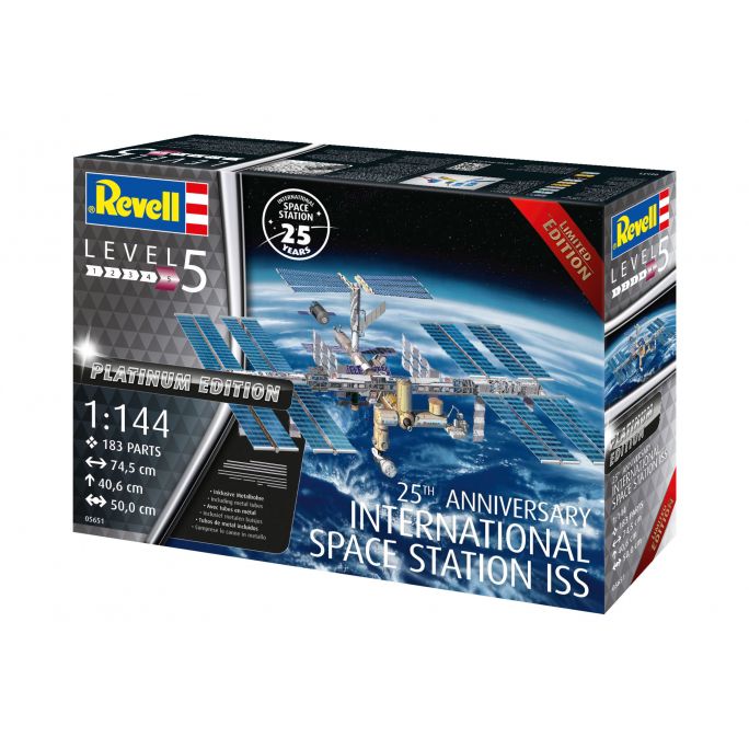 Coffret cadeau ISS Platinum Edition 25e anniversaire - REVELL 05651 - 1/24