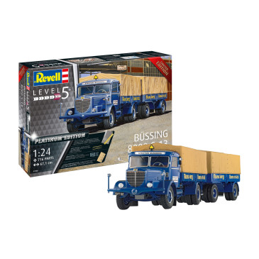 Büssing 8000 S 13 avec remorque - REVELL 07580 - 1/24