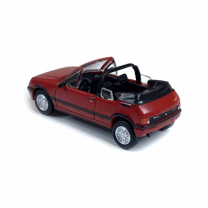 Peugeot 205 CTI, cabriolet rouge Vallelunga - SAI / PCX87 6333 - 1/87