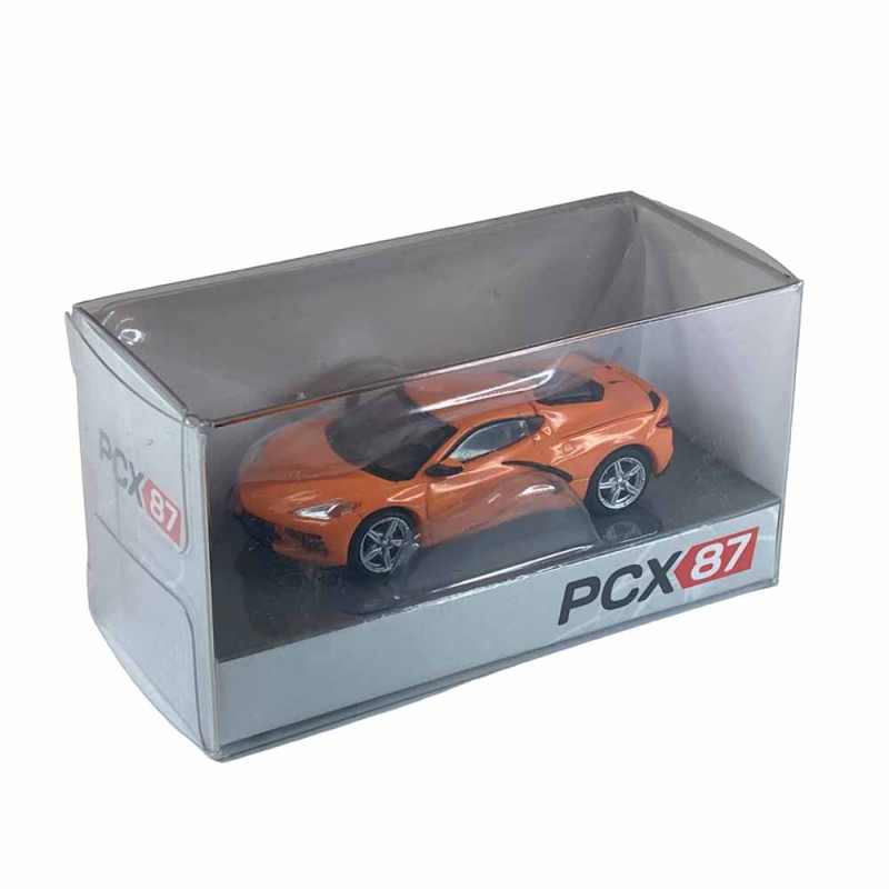 Chevrolet Corvette C8, orange, 2019 - PCX 870675 - HO 1/87