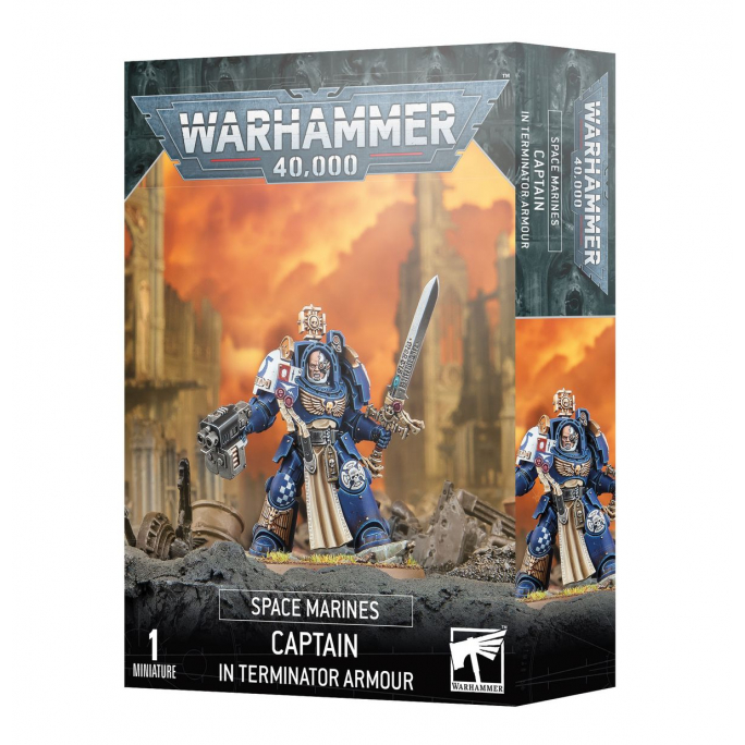 Warhammer 40,000 : Space Marines Captain In Terminator Armour - WARHAMMER 48-92