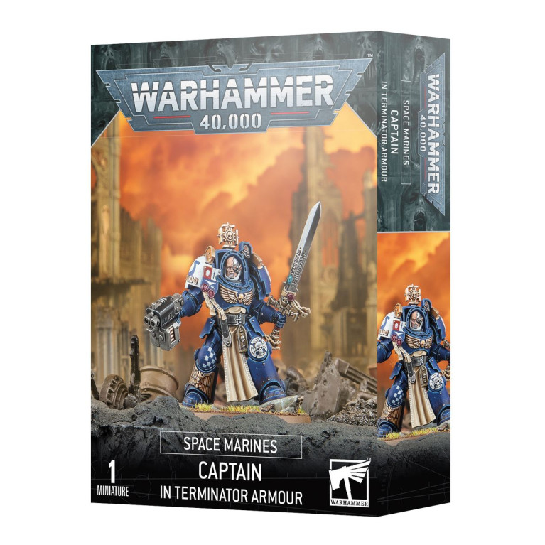 Warhammer 40,000 : Space Marines Captain In Terminator Armour - WARHAMMER 48-92