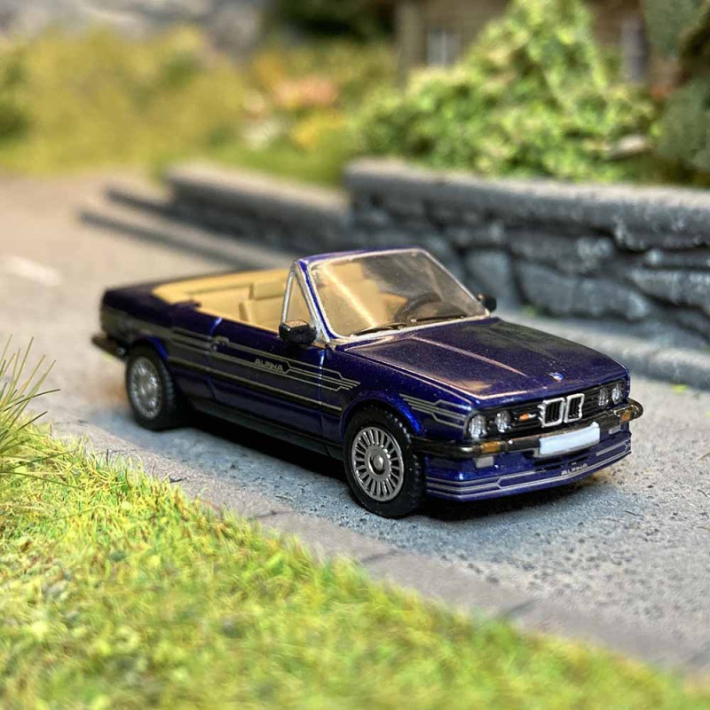 BMW Alpina C2, 2.7, cabriolet, bleu nuit métallisé - PCX 870444 - HO 1/87