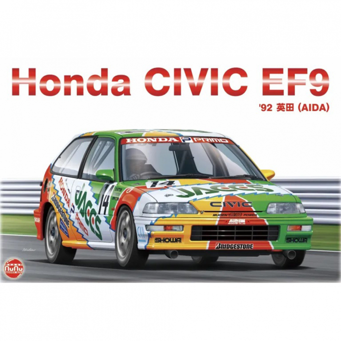 Honda Civic EF9 1992 JTC, "AIDA" - NUNU PN24021 - 1/24