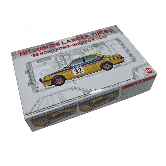 Mitsubishi Lancer Turbo, Hong Kong, Rallye Beijing 1985 - NUNU PN 24032 - 1/24