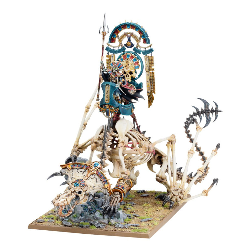 Warhammer TOW : Tomb King On Necrolith Bone Dragon - WARHAMMER 07-08