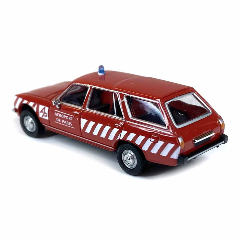 Peugeot 504, pompiers "Aéroport de Paris" - SAI / PCX87 2352 - 1/87