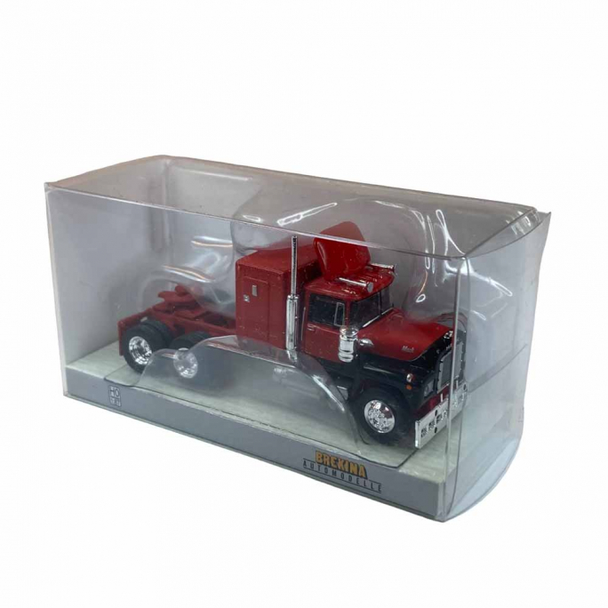 Camion, tracteur Mack RS 700, rouge et noir - Brekina 85804 - 1/87