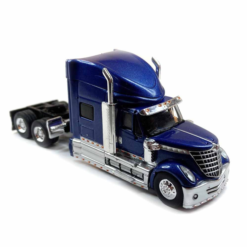 Camion, tracteur International LoneStar, bleu foncé métallisé - Brekina 85828 - 1/87