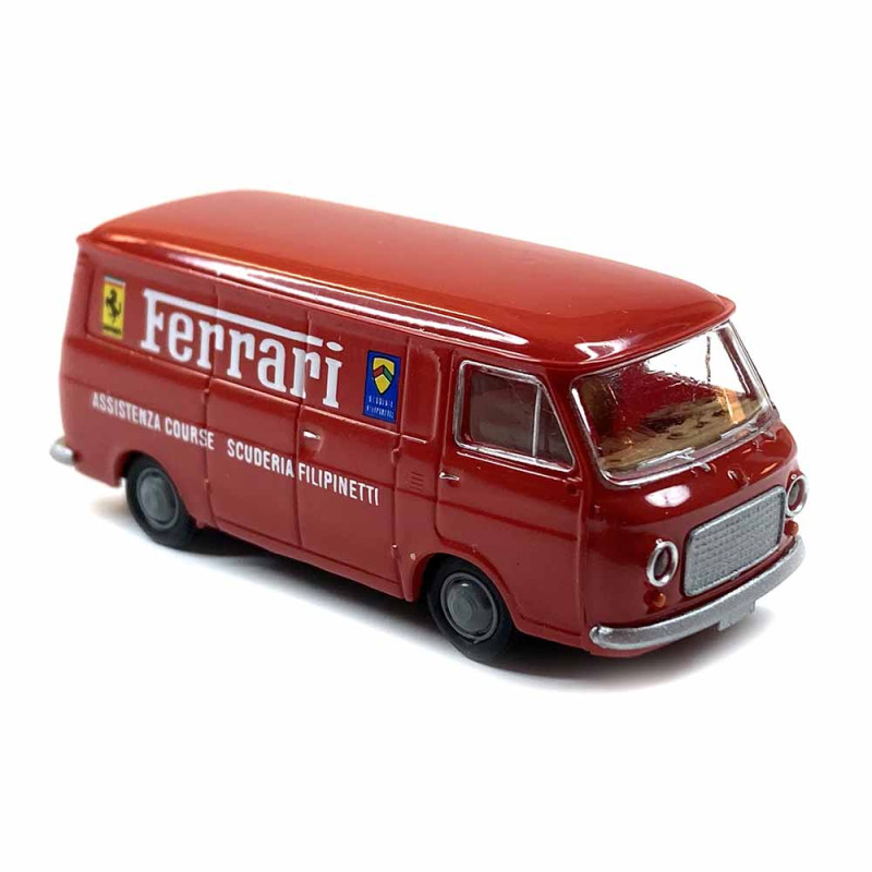 Fiat 238, assistance course Ferrari, rouge - Brekina 34465 - 1/87