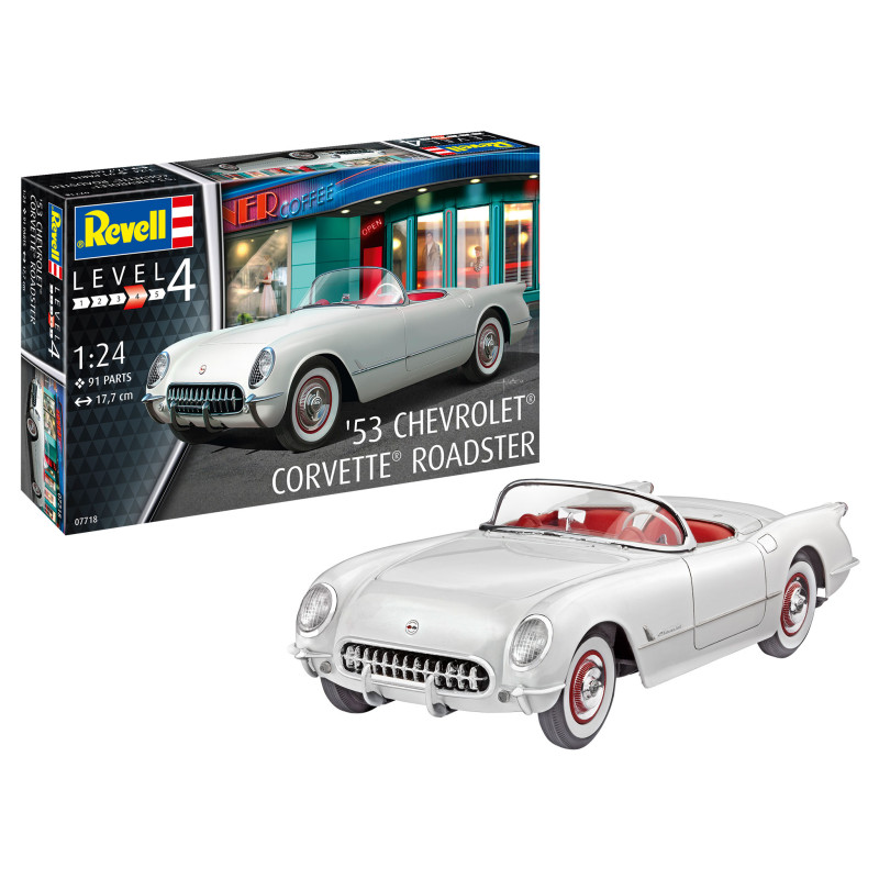 Set Corvette Roadster 1953 - REVELL 67718 - 1/24