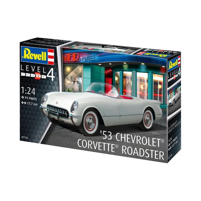 Set Corvette Roadster 1953 - REVELL 67718 - 1/24