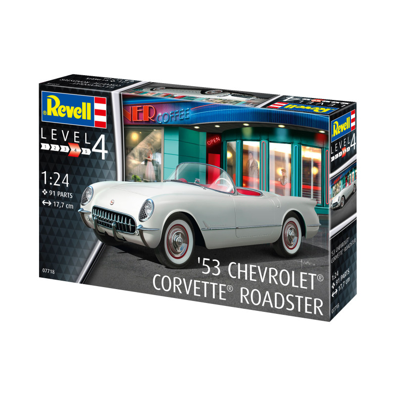 Set Corvette Roadster 1953 - REVELL 67718 - 1/24