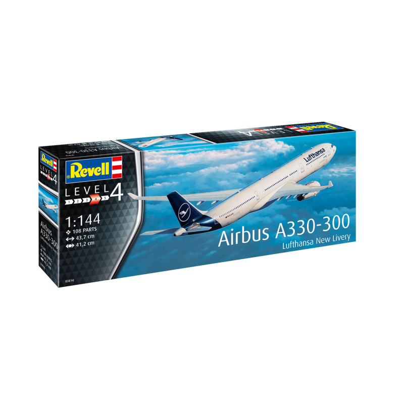 Airbus A330-300 Lufthansa Nouvelle livrée - REVELL 03816 - 1/24