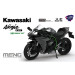 Kawasaki Ninja H2 Pre-colored - MENG MT-002s - 1/9