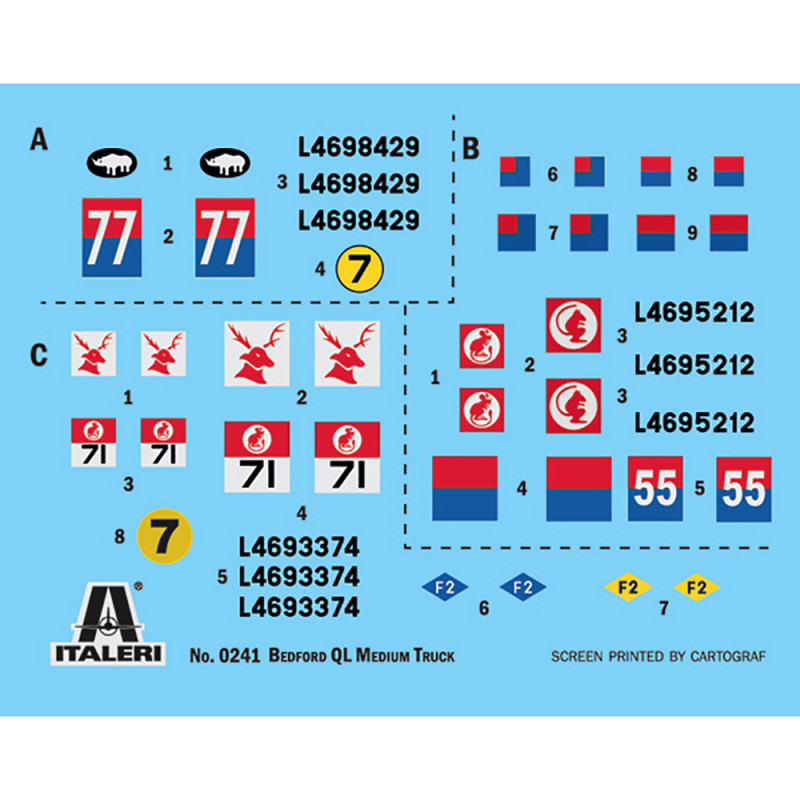 Camion Bedford QL - 2nd Guerre Mondiale - ITALERI 241 - 1/35