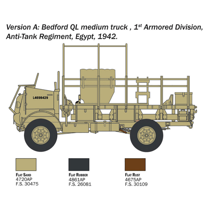 Camion Bedford QL - 2nd Guerre Mondiale - ITALERI 241 - 1/35