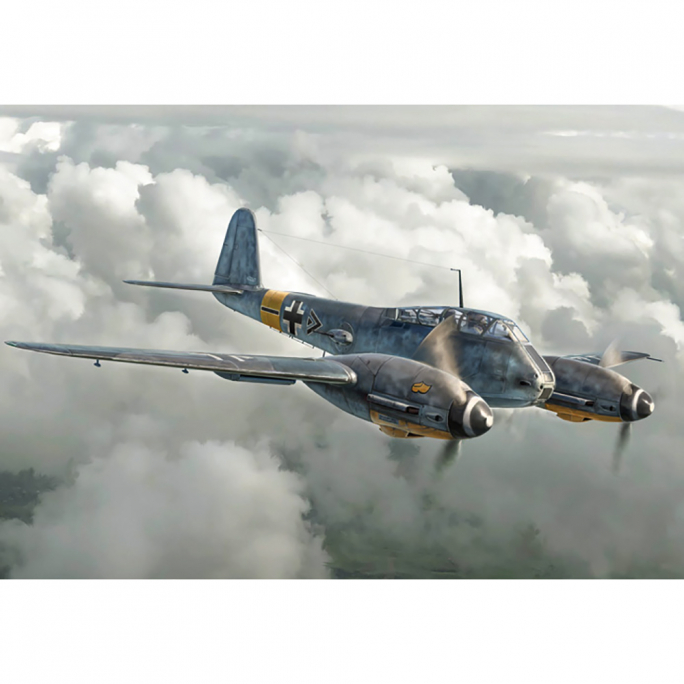 Avion de chasse Me 410 A1 Hornisse - 2nd Guerre Mondiale - ITALERI 074 - 1/72