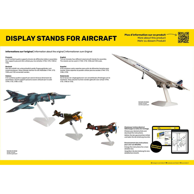 Harilla Support De Maquette D'avion – Réglable Multi-échelles 1/72, 1/87, 1/100, 1/144 – Stable, Portable – Outil De Peinture/assemblage