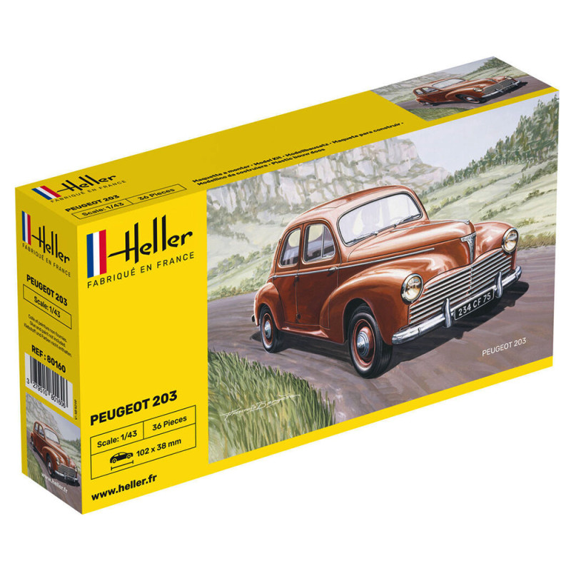 Peugeot 203 - HELLER 80160 - 1/43