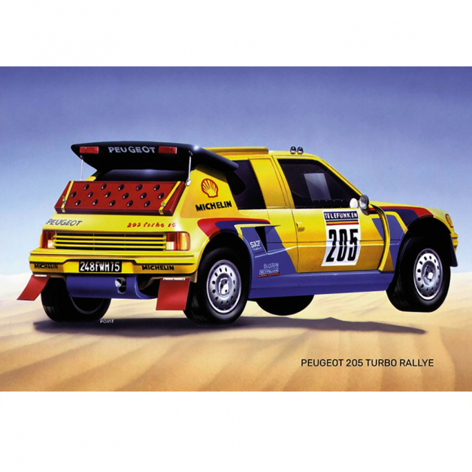 Peugeot 205 Turbo Rallye - HELLER 80189 - 1/43