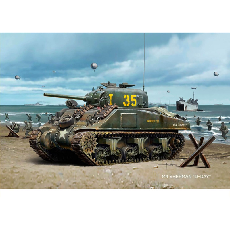 Char M4 Sherman D-Day - HELLER 79892 - 1/72