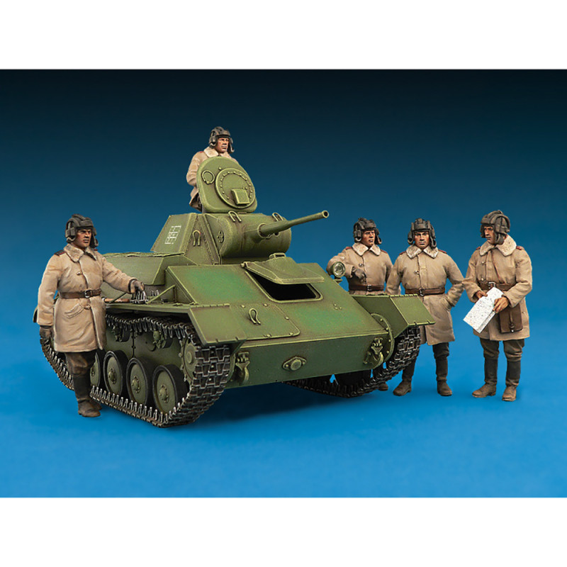 T70M Soviet Light Tank w/Crew (Char soviétique T-70M avec équipage) - Edition Spéciale - MINIART 35194 - 1/35