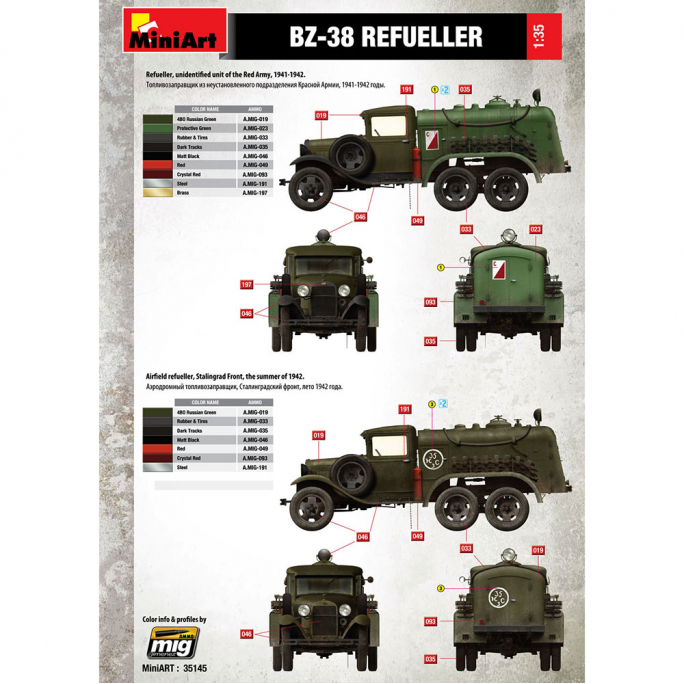 BZ-38 Refueller (Ravitailleur) - Série WWII Military Miniatures - MINIART 35145 - 1/35