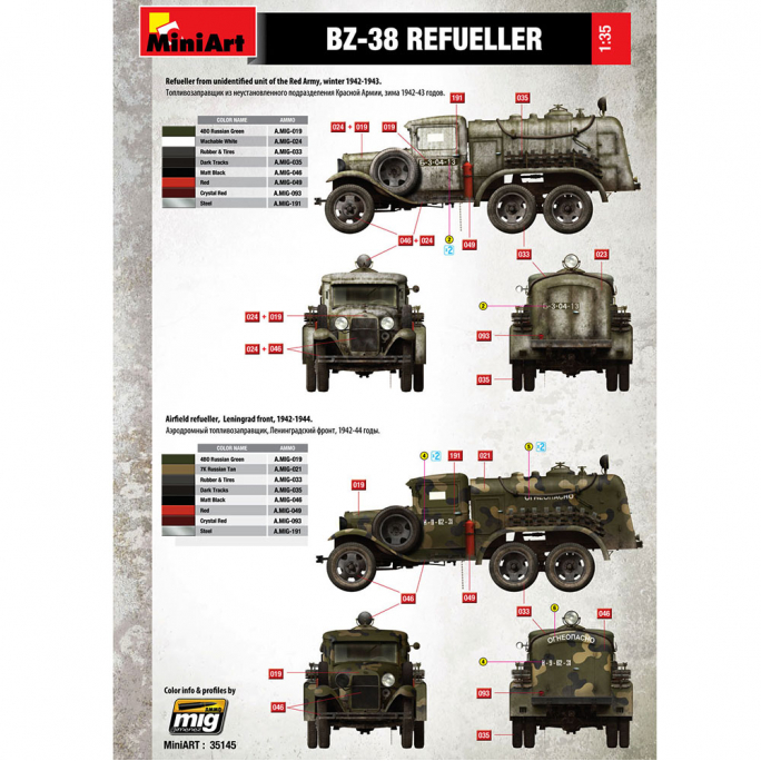 BZ-38 Refueller (Ravitailleur) - Série WWII Military Miniatures - MINIART 35145 - 1/35