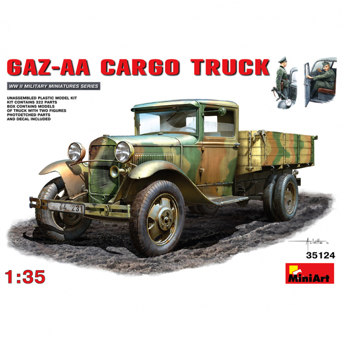 Gaz-AA Cargo truck - MINIART 35124 - 1/35