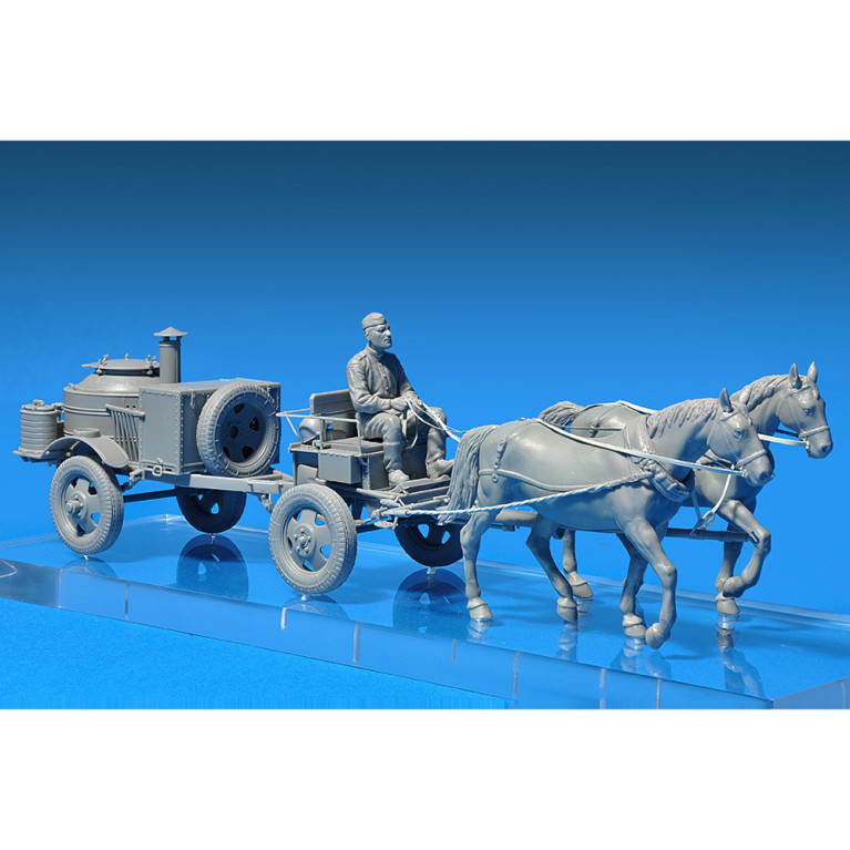 Horses drawn field kitchen KP-42 - Série WWII Military Miniatures - MINIART 35057 - 1/35
