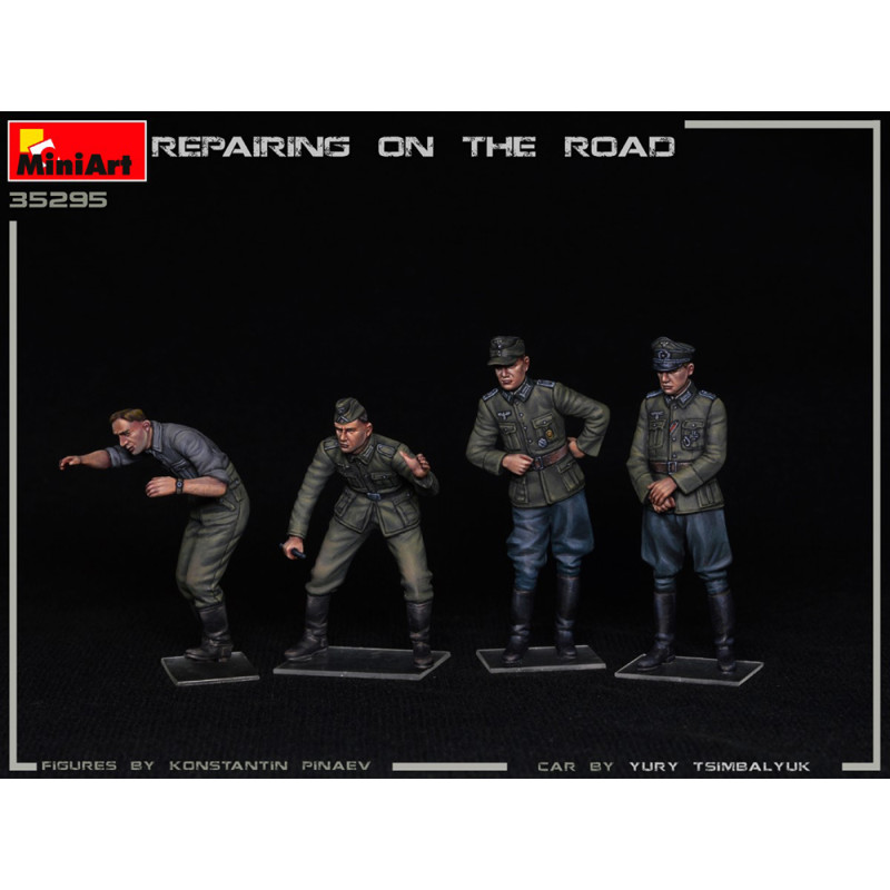 Repairing on the road - Série WWII Military Miniatures - MINIART 35295 - 1/35