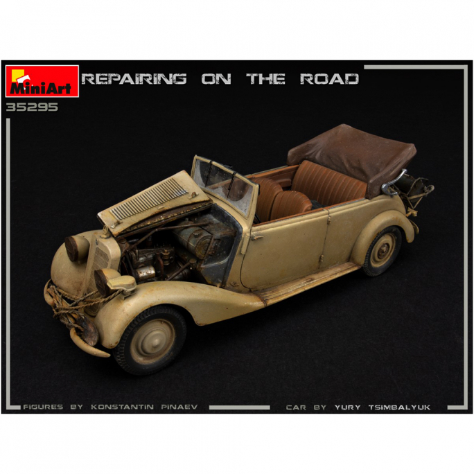 Repairing on the road - Série WWII Military Miniatures - MINIART 35295 - 1/35