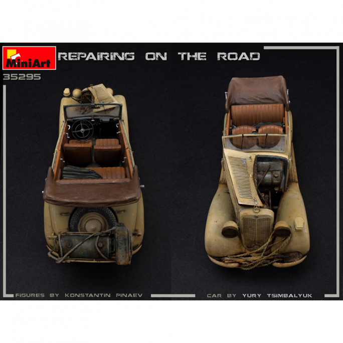 Repairing on the road - Série WWII Military Miniatures - MINIART 35295 - 1/35