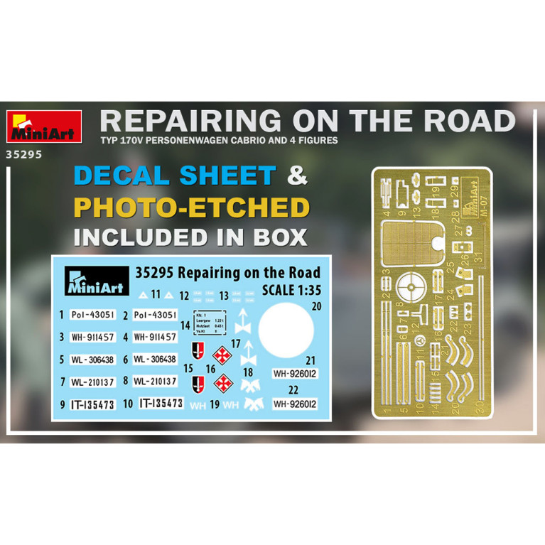 Repairing on the road - Série WWII Military Miniatures - MINIART 35295 - 1/35