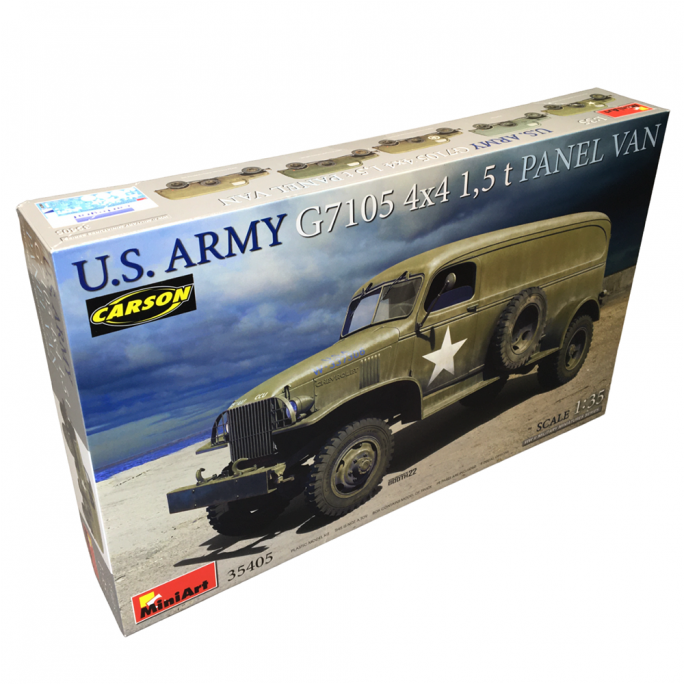 U.S. ARMY G7105 4х4 1,5t PANEL DELIVERY TRUCK - Série WWII Military Miniatures - MINIART 35405 - 1/35