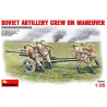 Soviet artillery crew on maneuver - Série WWII Military Miniatures - MINIART 35081 - 1/35