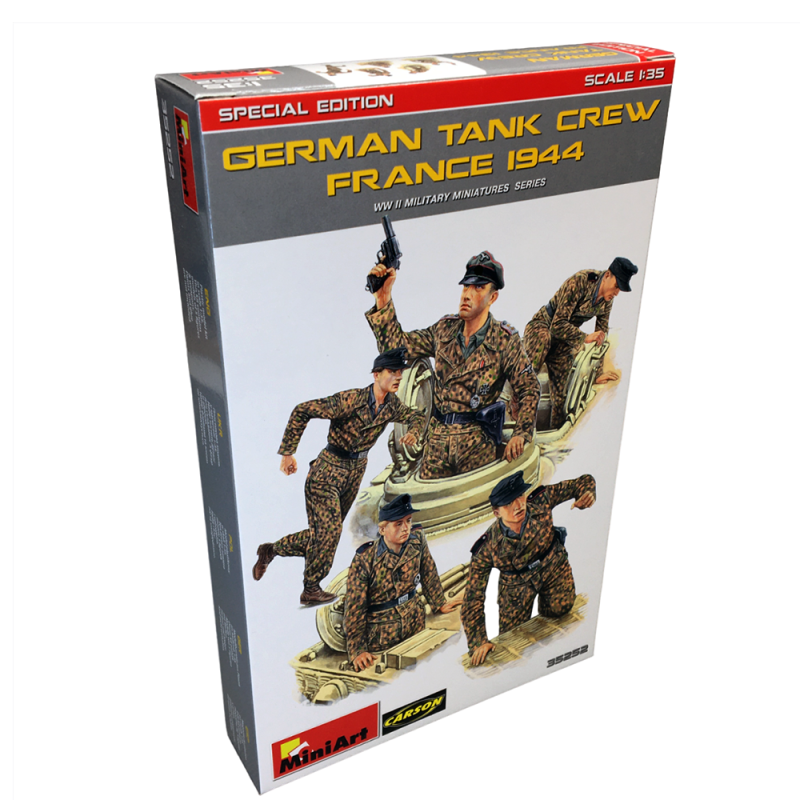 Equipage de char allemand, France 1944 - Edition Spéciale - Série WWII Military Miniatures - MINIART 35252 - 1/35