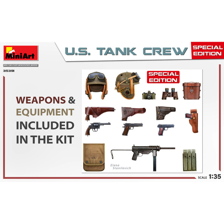 Equipage de Char Américain - Edition Spéciale - Série WWII Military Miniatures - MINIART 35391 - 1/35