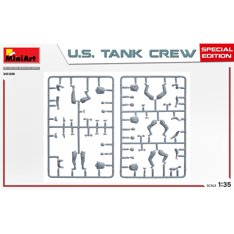 Equipage de Char Américain - Edition Spéciale - Série WWII Military Miniatures - MINIART 35391 - 1/35