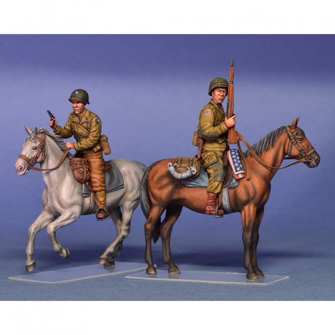 Cavaliers Américains, Normandie 1944 - Série WWII Military Miniatures - MINIART 35151 - 1/35