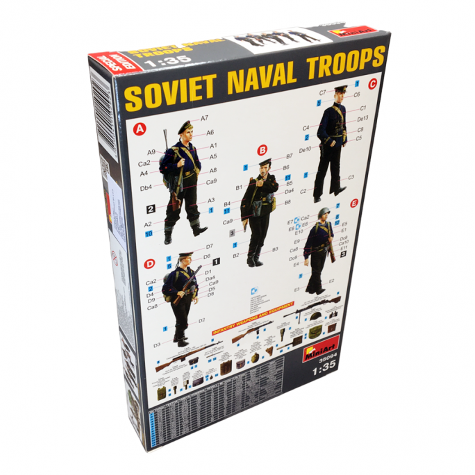 Troupes Navales Soviétiques - Edition Spéciale - Série WWII Military Miniatures - MINIART 35094 - 1/35