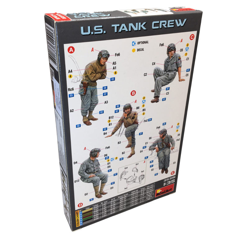 Equipage de Char Américain - Edition Spéciale - Série WWII Military Miniatures - MINIART 35391 - 1/35