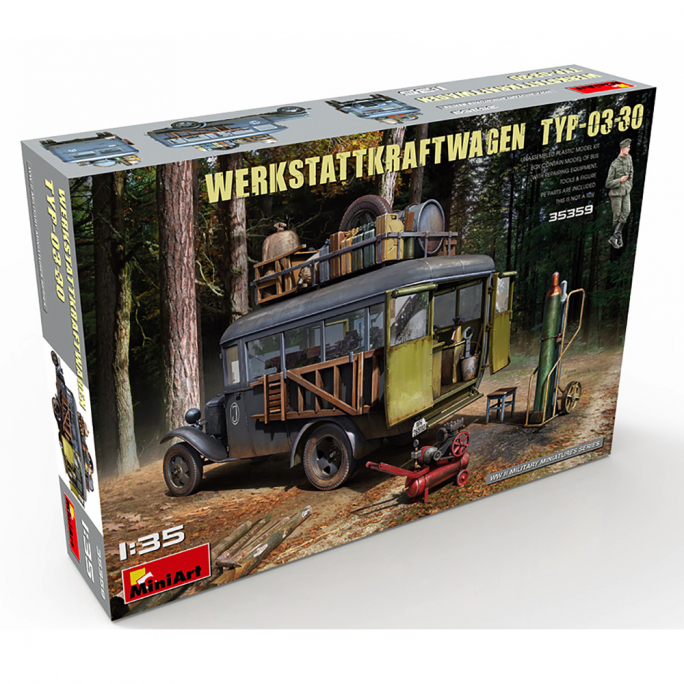 Bus Werkstattkraftwagen Typ 03-30  - Série WWII Military Miniatures - MINIART 35359 - 1/35