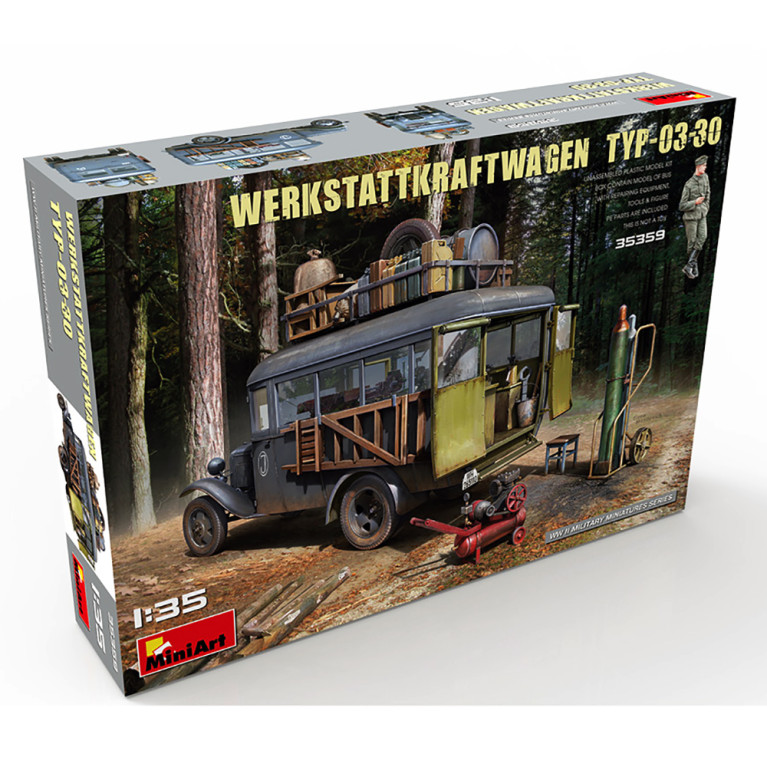 Bus Werkstattkraftwagen Typ 03-30  - Série WWII Military Miniatures - MINIART 35359 - 1/35